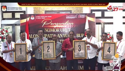 Pasangan calon peserta Pemilihan Bupati dan Wakil Bupati Flores Timur