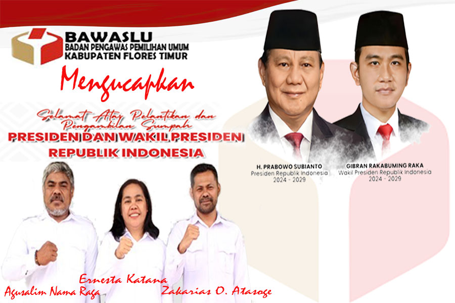 Ucapan Selamat atas pelantikan Presiden dan Wakil Presiden Republik Indonesia