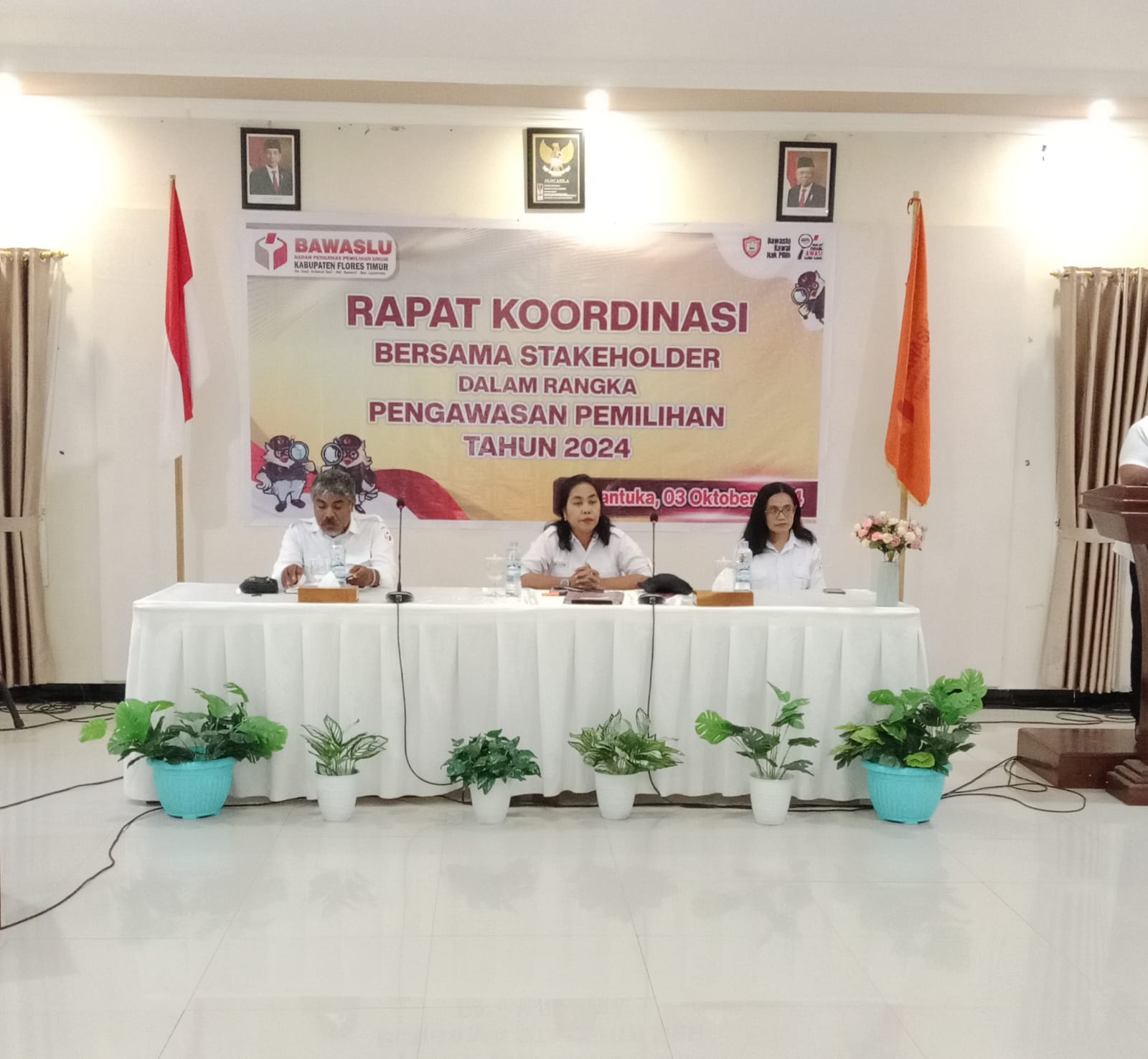 Rakor bersama Stakeholder dalam rangka pengawasan pemilihan 2024