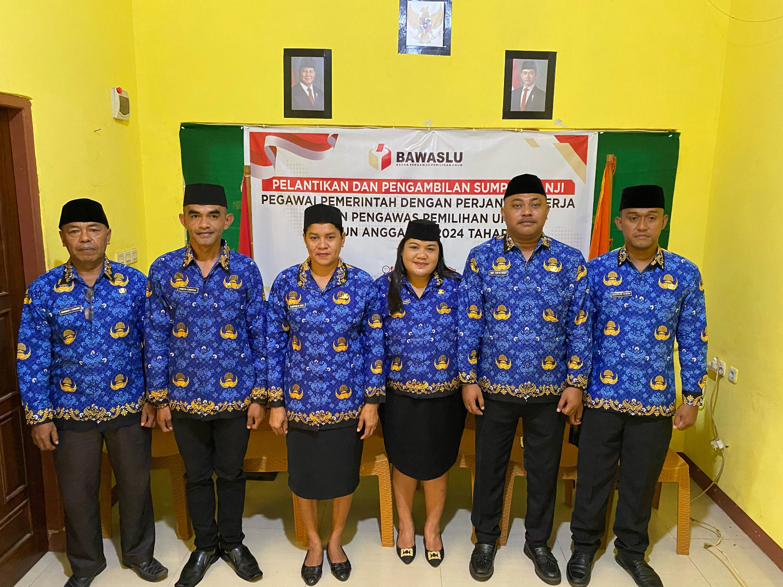 Enam PPPK Bawaslu Kabupaten Flores Timur Resmi Dilantik 