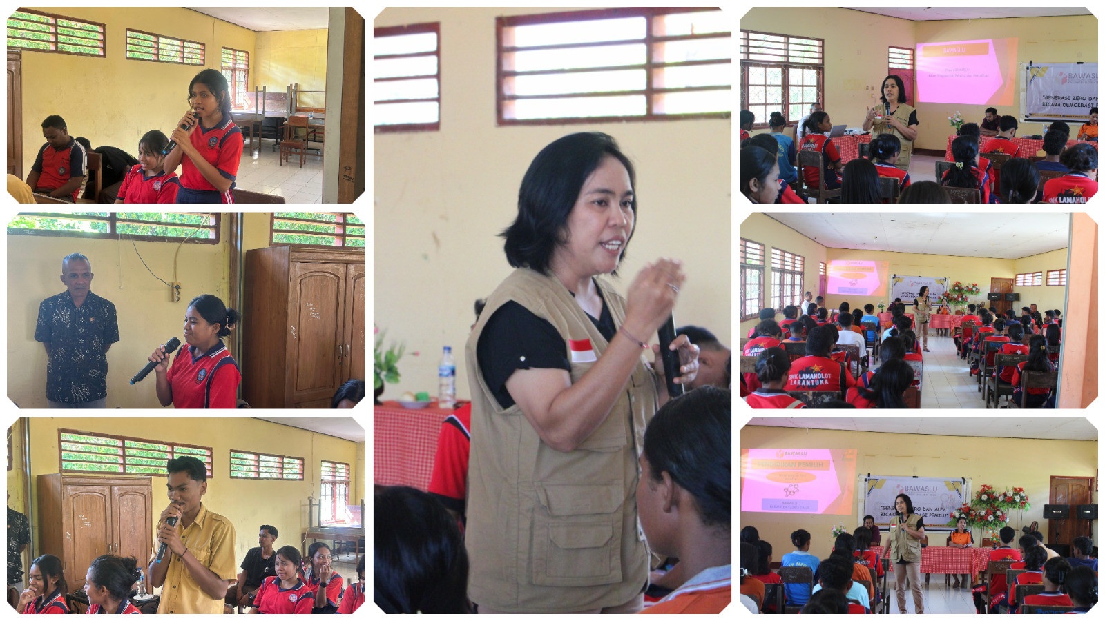 Sosialisasi Pemilih Pemula di SMKS Lamaholot - Larantuka