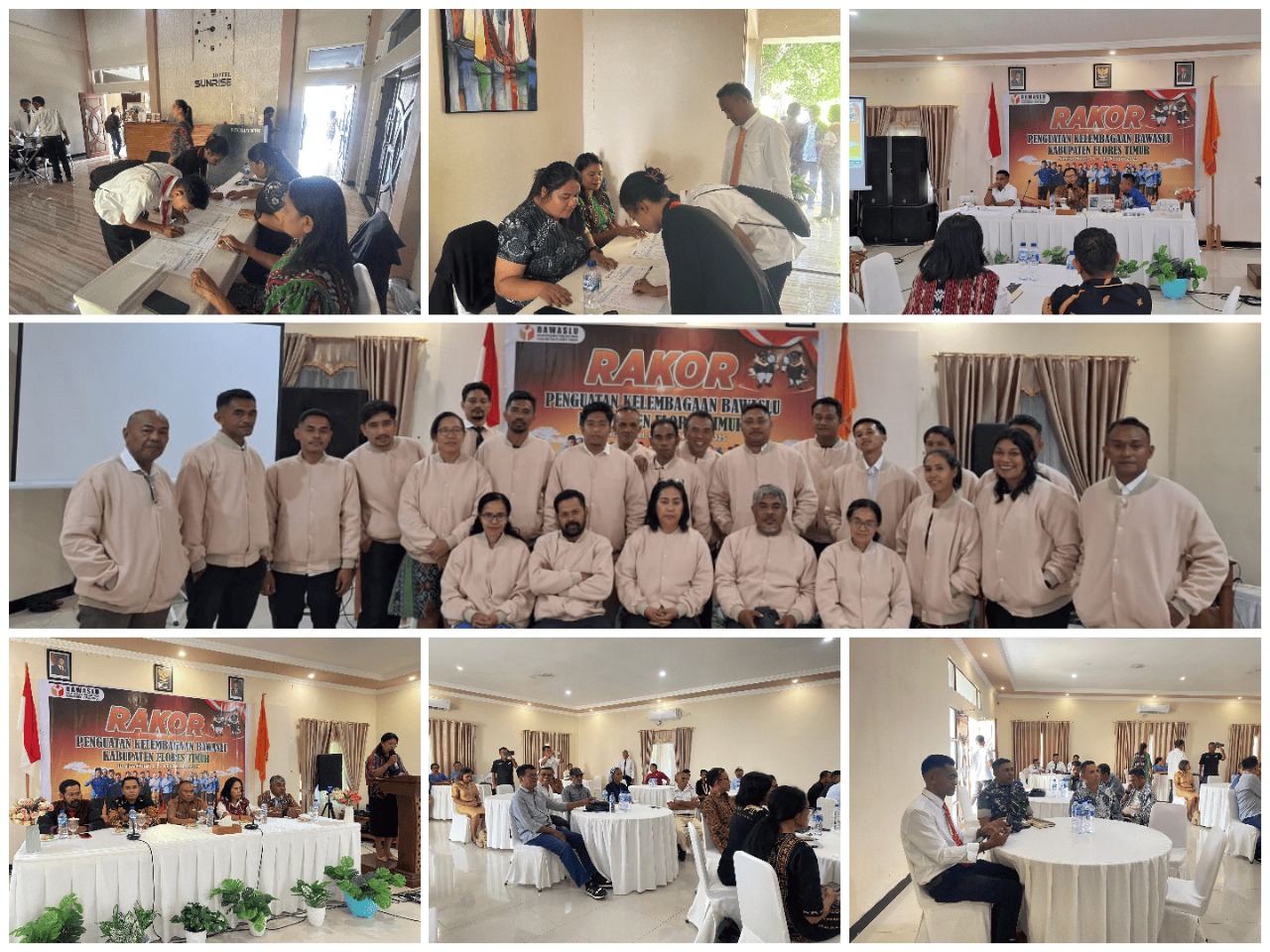 Rapat Koordinasi Penguatan Kelembagaan Bawaslu Kabupaten Flores Timur Lahirkan 8 Rekomendasi