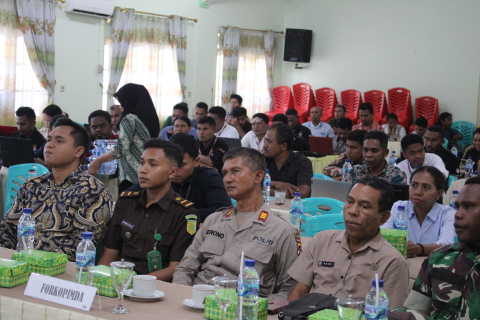 Peserta Rapat Pleno Terbuka Rekapitulasi dan Penetapan DPT Kab. Flores Timur