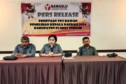 Bawaslu Kabupaten Flores Timur Petakan TPS Rawasn dalam Pemilihan Kepala Daerah Tahun 2024 di Kabupaten Flores Timur