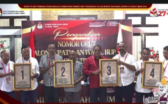 Pasangan calon peserta Pemilihan Bupati dan Wakil Bupati Flores Timur