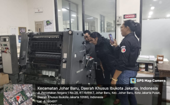 pemantauan proses pencetakan Segel