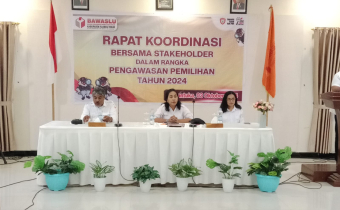 Rakor bersama Stakeholder dalam rangka pengawasan pemilihan 2024