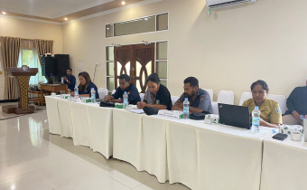 Rapat Koordinasi Penanganan Data Pemilih Korban Erupsi Gunung Lewotobi Laki-Laki