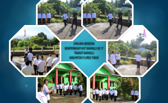 Upacara memperingati HUT Bawaslu ke - 17