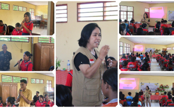 Sosialisasi Pemilih Pemula di SMKS Lamaholot - Larantuka