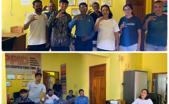 Dokumentasi Visitasi dan Presentasi pada Bawaslu Flores Timur